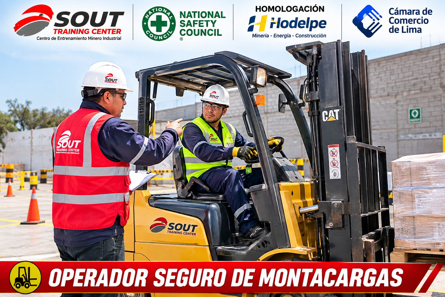 Operación Segura de Montacargas teorico practico - Presencial